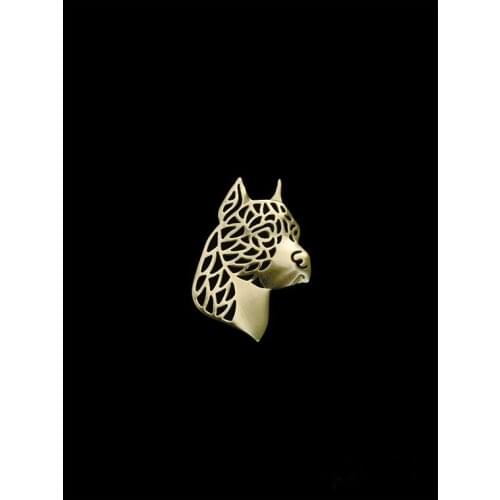 Trendy personalized American Staffordshire Terrier brooches fashion jewelry