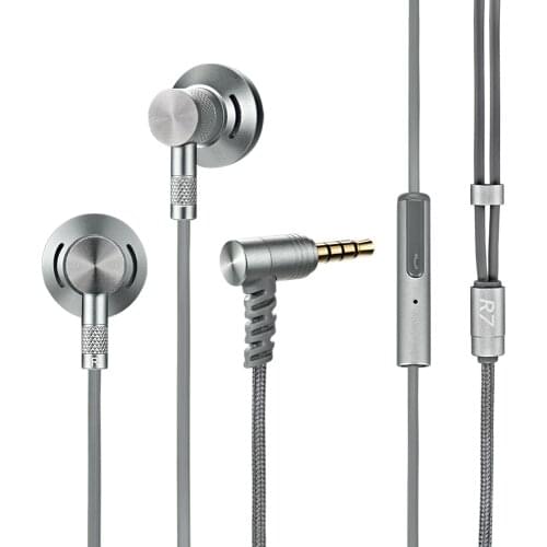 MEMT R7 CNC In Ear Earphone 3.5MM Stereo with Mic In Ear Headset Earbuds HIFI Bass Earphone MEMT T5 T6 R1