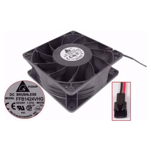 Delta Electronics FFB1424VHG DC 24V 1.37A 140x140x50mm Server Cooling Fan