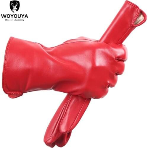 New high-end Fashion Accessories Womens gloves,color sheepskin womens leather gloves,Keep warm winter gloves women-0720