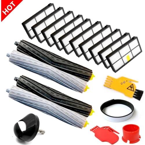 Front Castor Wheel For IRobot Roomba filter 800 900 Series 860 865 866 870 880 885 886 890 960 966 980 Debris Extractor Brushes