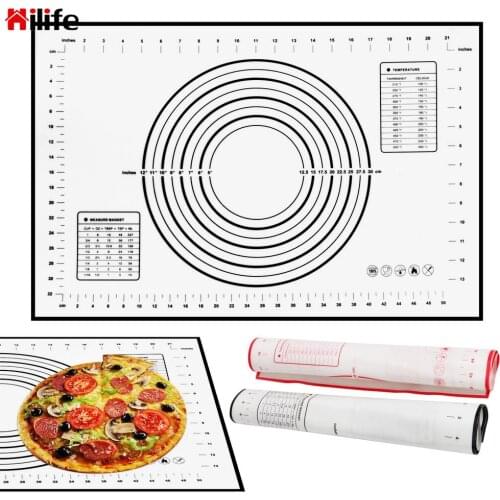 Bakeware Silicone for Rolling Dough Making Pizza Noodles Cookie Pastry Baking Mat Non-stick