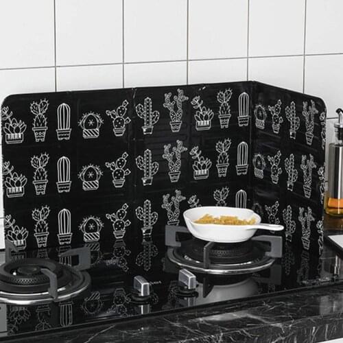 Folding Splatter Splash Guard Frying Folding Oil Splatter Stove Splash For Kitchen Gas Shield Stove Protect Shield Proof D5Q6