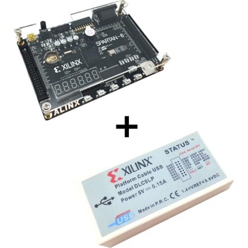Xilinx Spartan 6 FPGA Kit XC6SLX9 Development Board + Platform USB Download Cable XL014