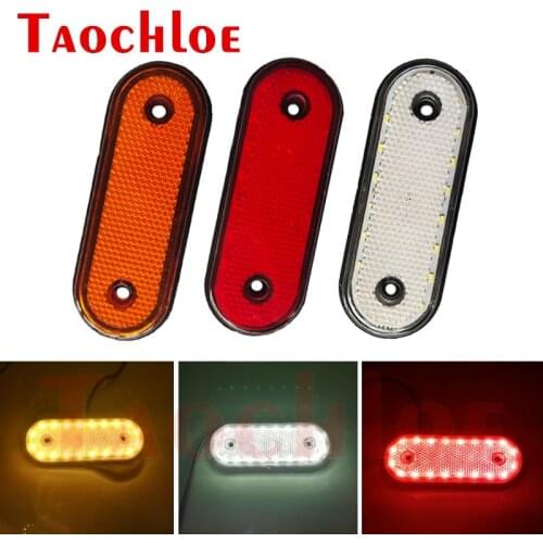 10Pcs 24V Trailer Lights Side Marker LED Signaling Lamp Lorry Truck Tractor Turn Signal Clearance Lamps Running Lights For Cars