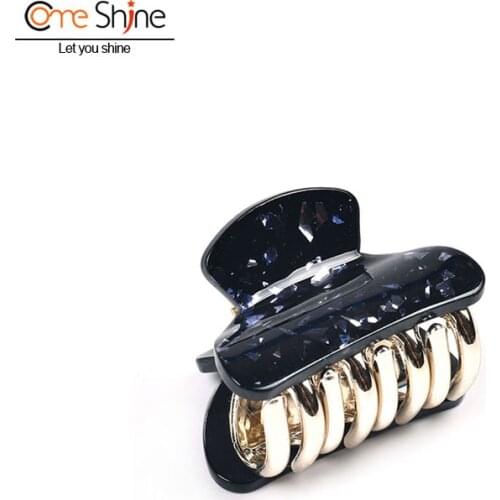 4cm Acrylic Sequins Small Hair Claw for Women Hair Accessory Lightweight Mini Hair Clips Girls High-polish Finish 13005