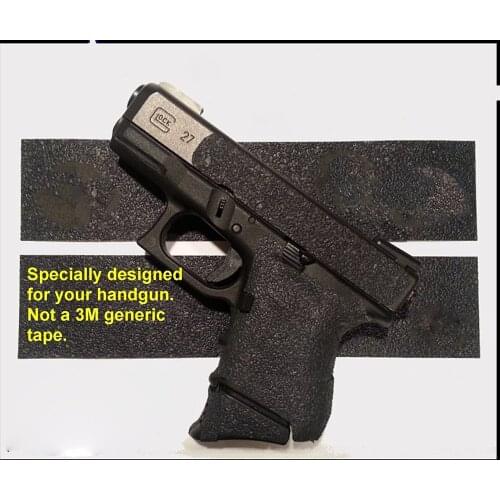 Bugleman Grips Material Sheet Black Textured Rubber Grip Wrap Tape for Guns, Cell Phones, Cameras, Knives, Tools