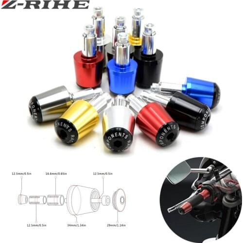 7/8'' 22mm CNC Aluminum motorcycle handlebar hand handle bar grips ends For Suzuki TL1000R DL650/V-STROM GSF600 BANDIT yamaha mt