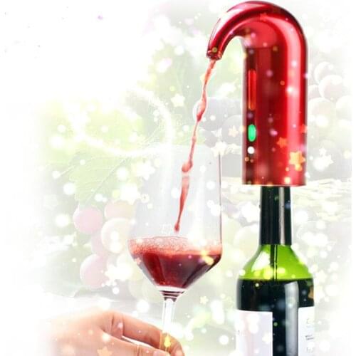 Electric Smart Wine Aerator Auto Decanter Dispenser Fast Decanter Magic Aerator Pourer Decanter Wine Accessory