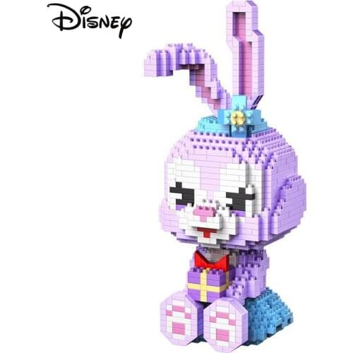 Disney Building Blocks Toys Stellalou DIY 3D Model Diamond Bricks Anime Figures Kid Children Adult Decompression Gift Decoration