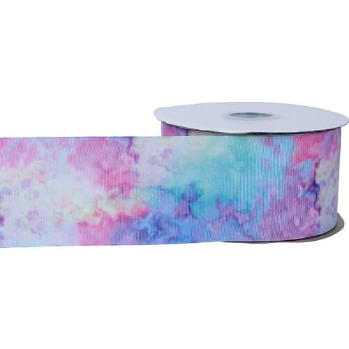 FLRA Ribbon Rainbow Unicorn image Grosgrain Ribbon Cartoon Ribbon Hair Bows Gift Bows Supply