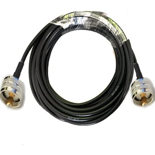 LMR240 Cable UHF PL259 male to UHF male Connector RF coaxial Low Loss Coax cable 1m 2m 3m 5m 10m 30m
