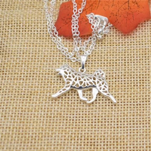 LPHZQH Fashion Cute Cartoon Dog Boho Chi Shiba Inu Dog Choker Pendant Necklace For Women Collar Jewelry Christmas Gift Punk