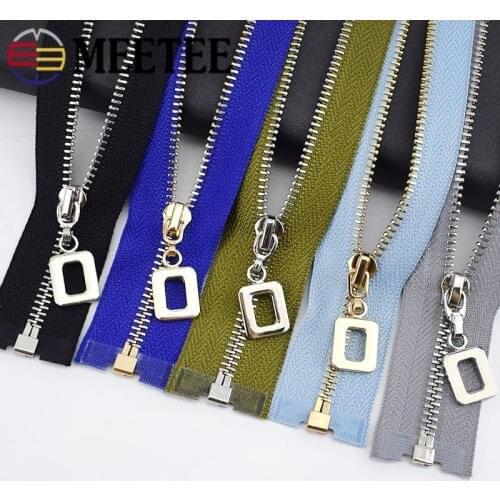 1/3pcs 85cm Open-end Metal Zippers Auto Lock 5# Down Jacket Coat Skirt Zipper for Sewing Zip Repair Kits DIY Garment Accessories