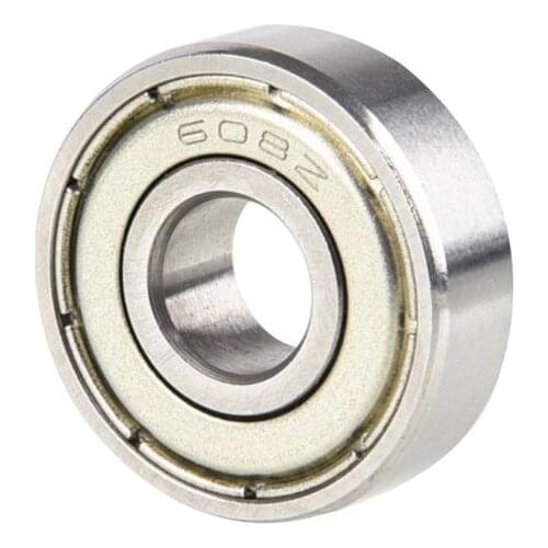 10PCS/Bag 608ZZ 8x22x7mm Metal Bearings Deep Groove Steel Sealed Ball Bearing Miniature Skateboard Scooter Roller Ball Kit