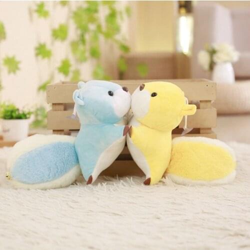 Cute 25cm plush Big-tailed Squirrel stuffed soft Pillow Favorite doll Bed decoration good quality christmas birthday gift kid