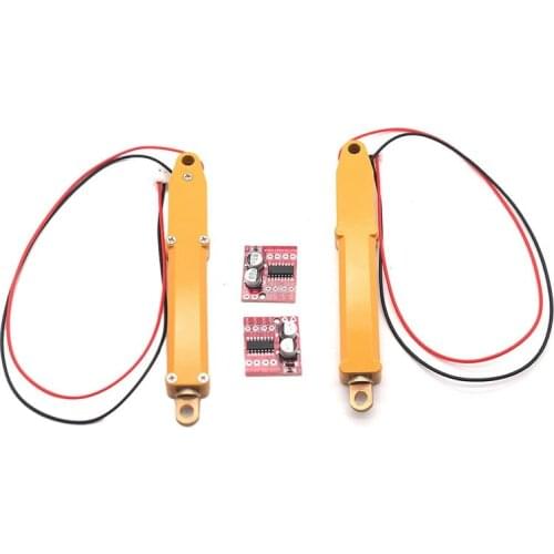 N20 Electric Full Metal Push Rod Push Rod for Rc Excavator Dump Truck Metal Cylinder with Motor Drive Board