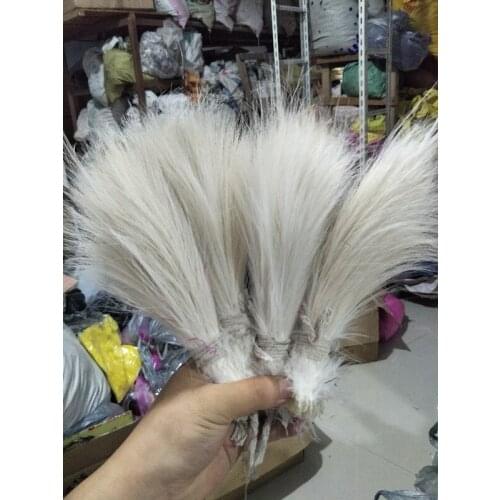 Wholesale high quality 50pcs rare pure white egret feather silk 20-25cm/8-10inch decorative accessories wedding Carnival diy hot