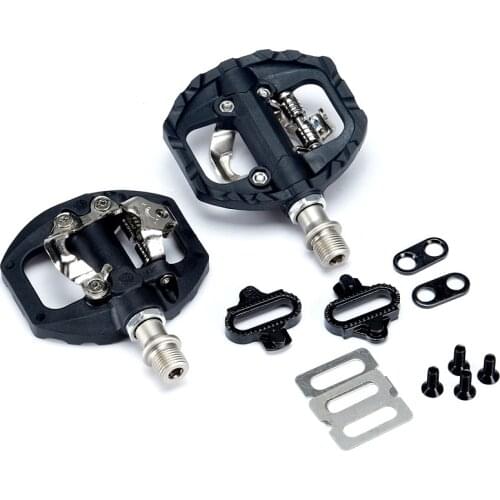 Promend MTB Bicycle Pedal Aluminum Alloy Bearing Mountain Dual-Use Self-Locking Pedals Flat Bicycle Pedals For Shiman-looking pe