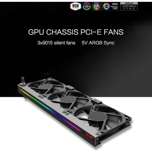 CPU Cooler ARGB 5V 3Pin Cooling Fan for Computer Desktop PC Case Heat Sink Ventilador Quiet Ventilador Silent Radiator