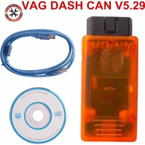 5.29 version professional vag car key programmer vag dash can v5.29 latest version vag dash can v 5.29 free shipping in stock