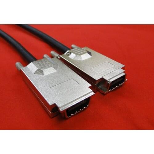 SFF-8470 to SFF-8470 CX4 INFINIBAND SAS Plastic screw cable 0.5 meter