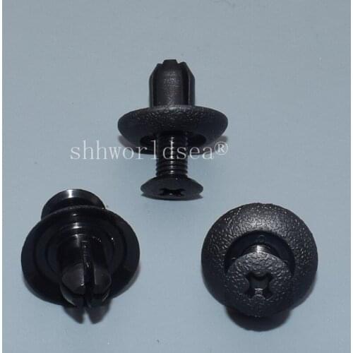 Shhworldsea 100PCS Front & Rear Bumper For Mitsubishi MB-253964 For Toyota For Tredia 1988-83 Auto Fastener Plastic Car Clip