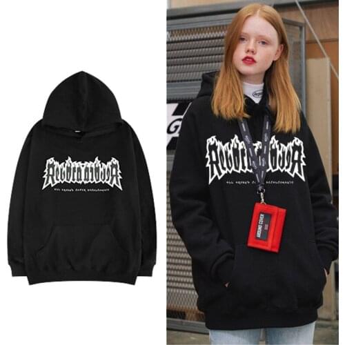 SUNOWE Women Hoodies Teenagers Casual Printed Long Sleeve Hoodie Autumn Winter Sweatshirt Hooded Pullover Plus Size