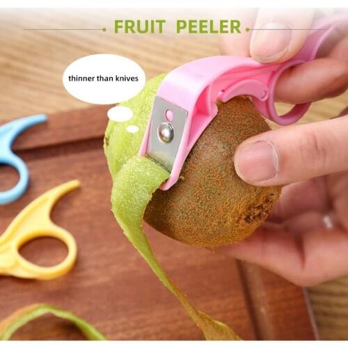 1pcs Multifunctional Fruit Peeler Apple Orange Vegetable Finger Ring Continuous Scraping Skin Tools Kitchen Gadgets Accessories