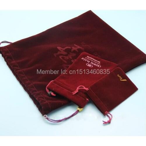 100pcs/lot HIgh quality velvet jewelry bag/pouch for accessories/gift/Iphone 5c ,Size can be customized,Various colors,wholesale