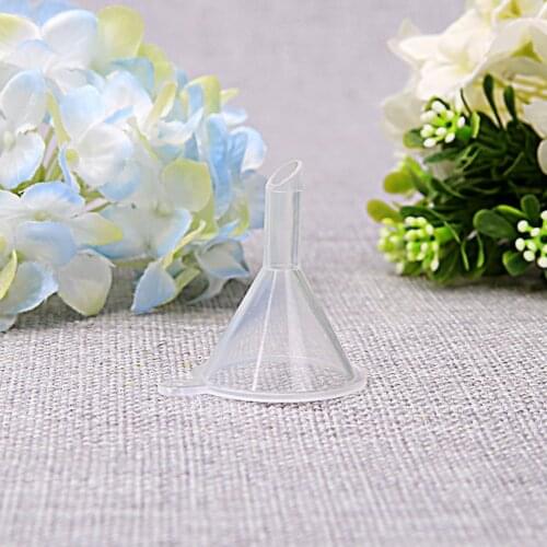 10x 3colors Mini Plastic Funnel Small Mouth Liquid Oil Funnels 39x31mm Laboratory Supplies Tools School Experimental Supplies