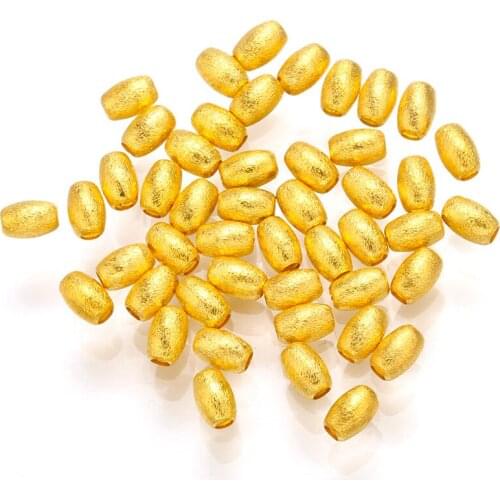 20pcs Cooper spacer beads bucket tube Bracelet findings DIY making for jewelry necklace accessories