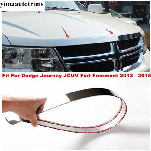 Auto Accessory Front Hood Bonnet Grille Grill Bumper Cover Trim For Dodge Journey JCUV Fiat Freemont 2012 - 2015 Exterior