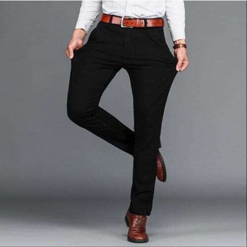 Spring Autumn Men Casual Pants 9XL Large Size Stretch Trousers 7XL 8XL New Arrival Cotton 44 46 Khaki Elasticity Straight Pants