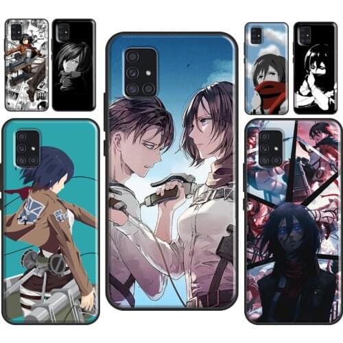 Mikasa Ackerman Attack On Titan For Samsung A12 A32 A52 A72 A10 A20 S A40 A50 A70 A11 A31 A41 A51 A71 A20e A21S Phone Case