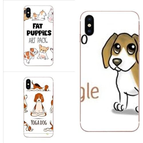 Funny Cute Cartoon Beagle Dogs Phone Skin Case For Samsung Galaxy Note 10 pro Galaxy Note 10 Plus Galaxy Note 10 Lite M60s
