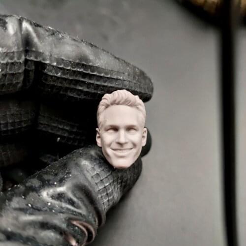 Blank 1/12 Scale Smile Ant Man Head Sculpt Unpainted Fit 6" ML Figure