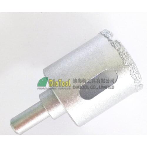 DIATOOL Dia38mm Vacuum Brazed Diamond Core Bits With Round Shank, Dry Or Wet Drilling Bits Free-shipping