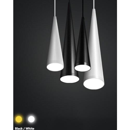 DONWEI Modern hanging Aluminum Pendant Lamp Fixtures COB LED Pendant lights for Kitchen Restaurant Bar living room bedroom Decor