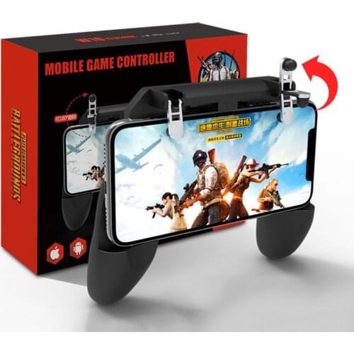 For PUBG mobile phone controller gamepad with real triggers and unconnected physical keys for 4.5~6.5 inch Android/ Iphones