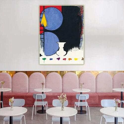 Home Citon Jasper Johns Untitled.2 Decoration Canvas Painting Pictures Wall Art Hd Prints Modular Frame Poster For Living Room