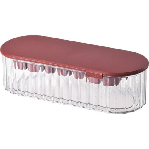 Creative Pet Ice Lattice Self Made Large Capacity Ice Block Mould Household Refrigerator Ice Box with Ice Block Box