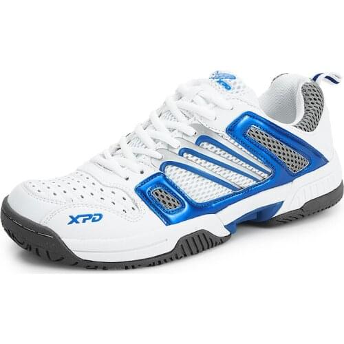 Mesh Rubber Sole Casual Shoes Breathable Shockproof Sneaker For Men Tennis Shoes Women Lace Up Sneakers Footwear Badminton