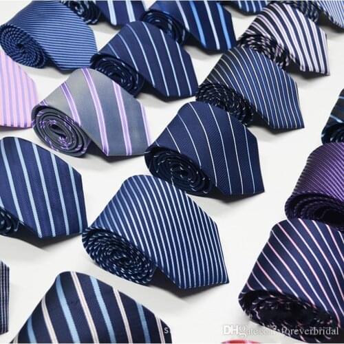 2020 Many Styles Men Jacquard Ties Fashion Mens Neck Handmade Wedding Tie Business Ties England Paisley Tie Pinstripe Necktie
