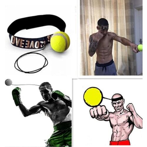Gym Sports Boxing Fight Ball With Head Band For Reflex Speed Boxer Training Boxing Punch Exercise Gym Fitness Drop Shipping