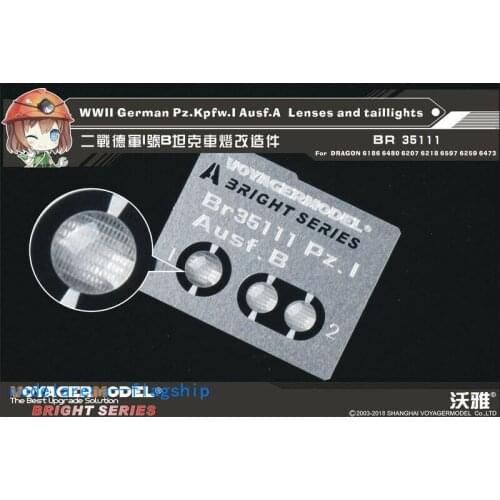 Voyager BR35111 1/35 German Pz.Kpfw.I Ausf.A Lenses and taillights