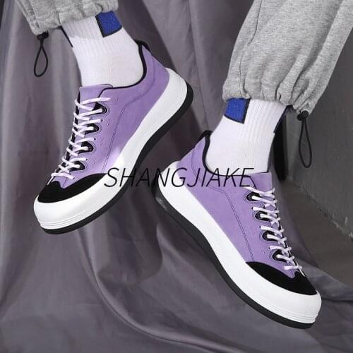 New Mens Board Shoes, Mens Flat-bottomed, Thick-bottomed Shoes, Big Toe Casual Sports Students, Mori Ulzzang Mens Shoes