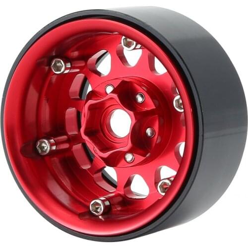 4PCS 1.9 Metal Beadlock Wheel Rim for 1:10 RC Crawler Traxxas Hsp Redcat Rc4wd Tamiya Axial Scx10 D90 Hpi Tire Accessories
