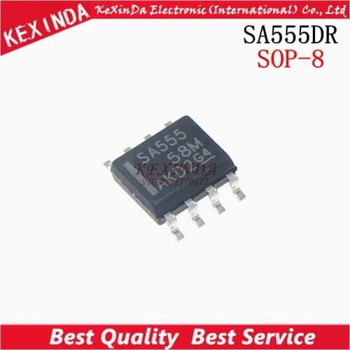 SA555DR SA555D SA555 SOP-8 New original 10pcs/lot