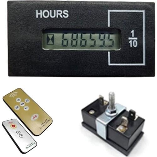 Wooeight Excavator Timer Hour Meter Adjustable Time Remote Accessories For Komatsu Hitachi Kobelco Carter Sumitomo Kato Doosan
